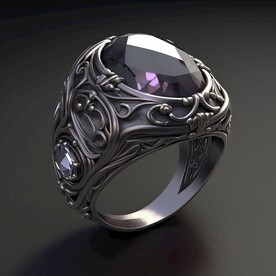 古老的宝石戒指