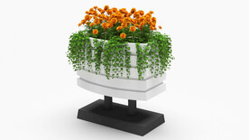 PVC花箱 桶链花箱 