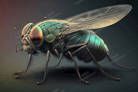 特写苍蝇