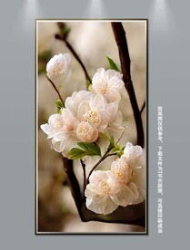 手绘古典欧式静物花玄关装饰画