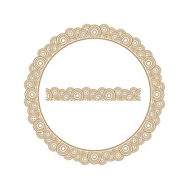 祥云纹无缝边框