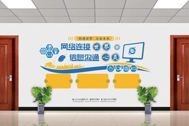 电脑计算机室文化墙