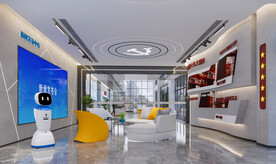 现代展厅效果图