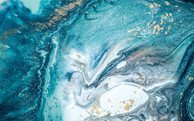 蓝色鎏抽象奢石大气大理石纹石材