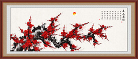 国画梅花