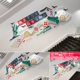 农贸市场文化墙