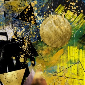 抽象几何装饰画