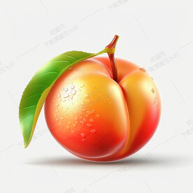 高清卡通桃子