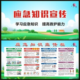 应急知识宣传栏