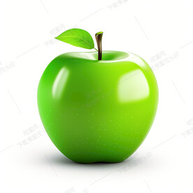 漂亮的绿苹果