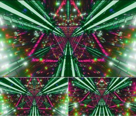 万花筒灯光秀投屏背景视频素材