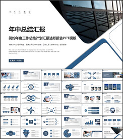 2023年中总结计划PPT