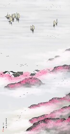 水墨江南风景画