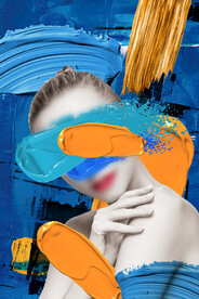 油画美女装饰画