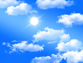 蓝天白云