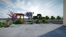 别墅庭院院子景观设计案例效果图