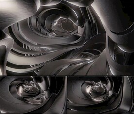 4K画质金属隧道穿梭Vj视频