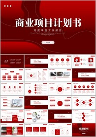 企业商业计划书PPT模板