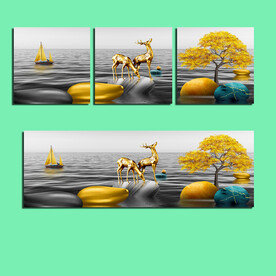 一鹿有你装饰画