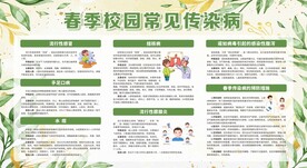 春季校园常见传染病宣传栏
