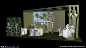 婚礼效果图（不含婚纱）