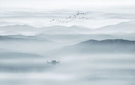 新中式山水装饰画