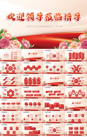 热烈欢迎上级领导莅临指导PPT