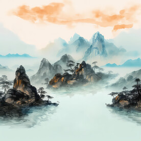 山巅云海