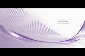 紫色曲线线条背景