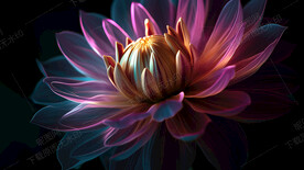 唯美绽放的花朵