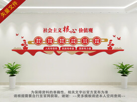社会主义核心价值观文化墙