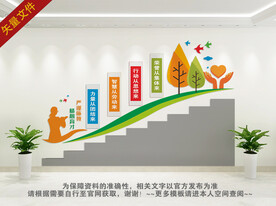 学校楼梯文化墙