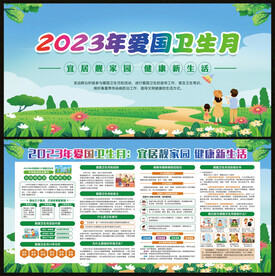 爱国卫生月宣传栏