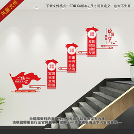 核心价值观楼梯