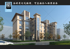 旧楼加装电梯效果图