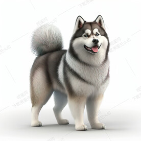 阿拉斯加雪橇犬幼犬