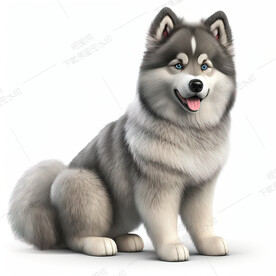 阿拉斯加雪橇犬幼犬