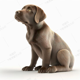 可爱的拉布拉多犬
