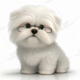 白色马尔济斯犬