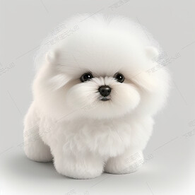 可爱的马尔济斯犬