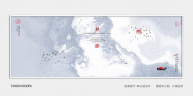 中国风玄关意境装饰画