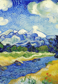 梵高风格风景画