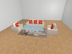 维尔历创意茶几沙发模型