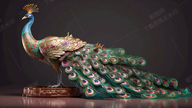 装饰孔雀图