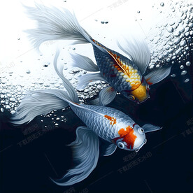 白色金鱼
