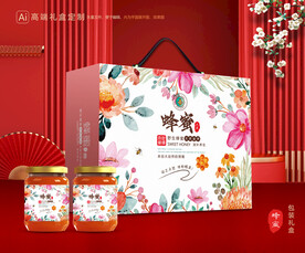 蜂蜜包装 百花蜂蜜礼盒