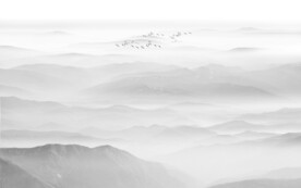 新中式水墨山水画背景墙