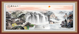 客厅山水画