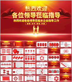 欢迎领导莅临指导工作PPT