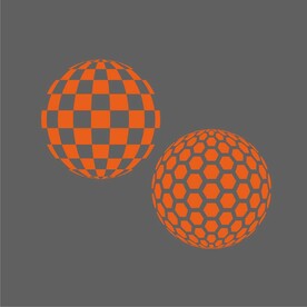 网点 彩色半调 球体